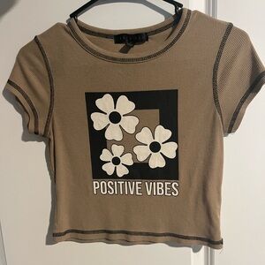 Faded Rose cropped top size small